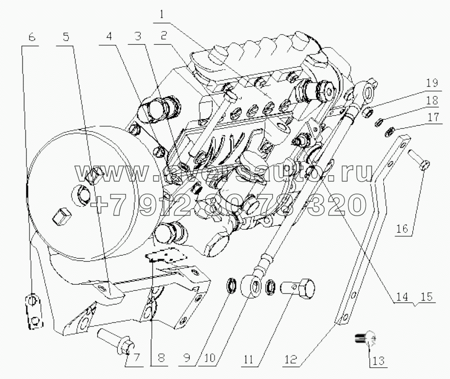  B7606-1111000/08 Fuel Injection Pump Assembly
