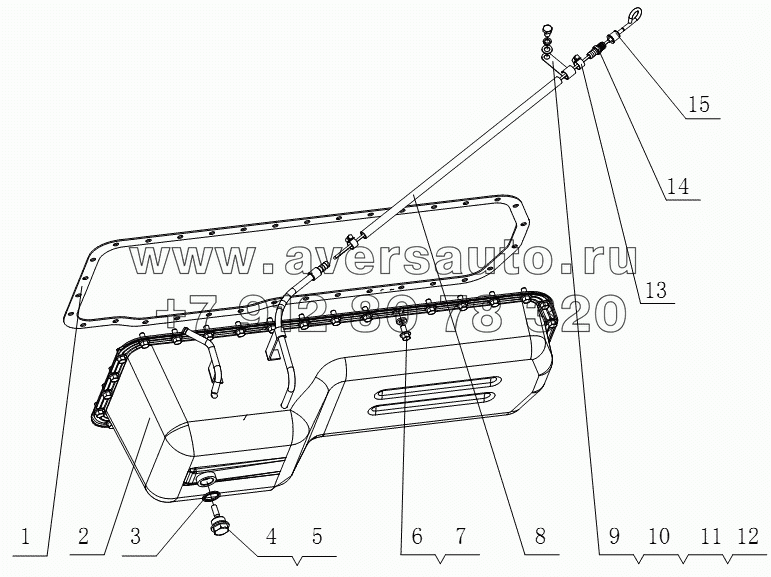 G6000-1009000 Oil sump assembly