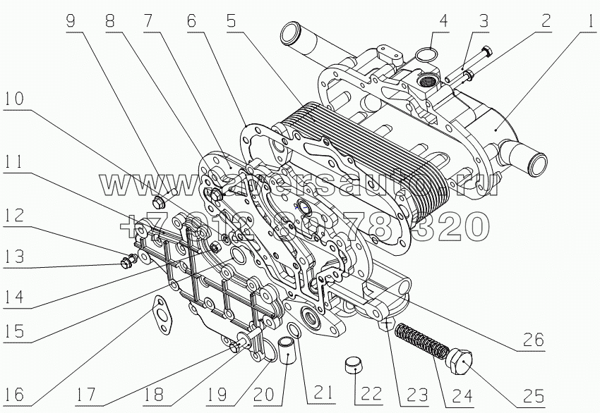 187-1013030A Radiator assembly