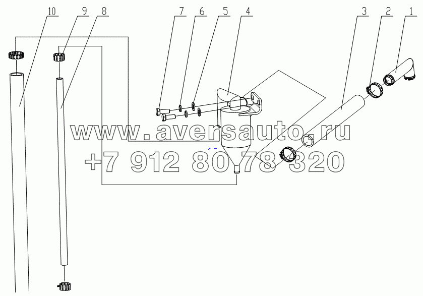 G5800-1014000 Crank case ventilation pipe