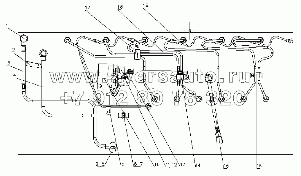 G6000-1104000 Fuel Supply Line Assembly