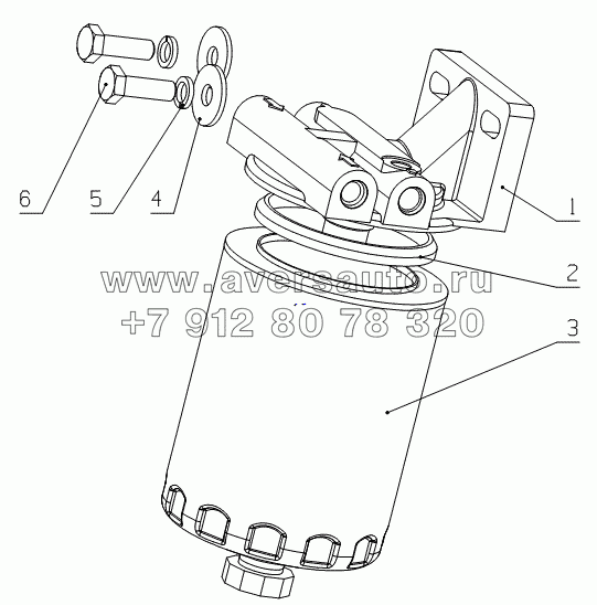 G5800-1105000 Fuel Filter Assembly