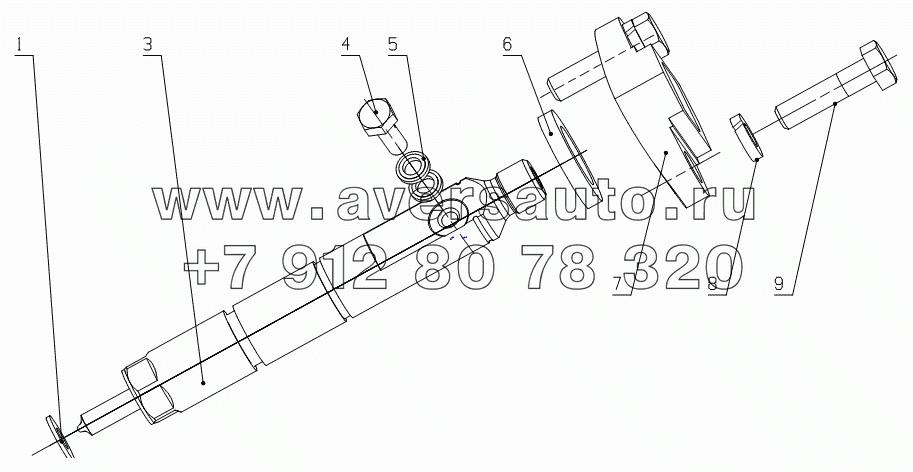 G6000-1112000 Fuel Injector assembly