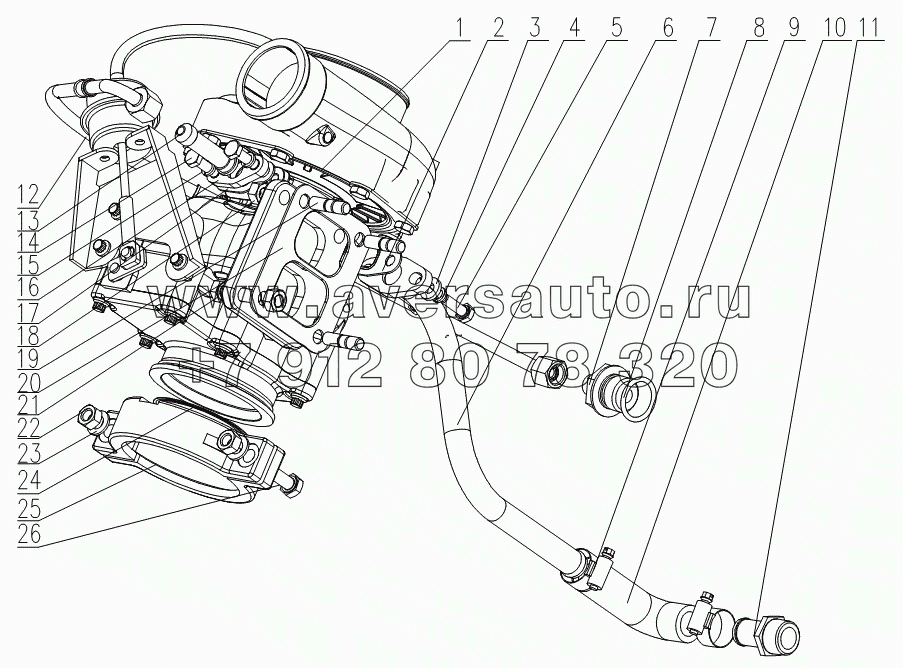 G60AB-1118000 Turbocharger assembly