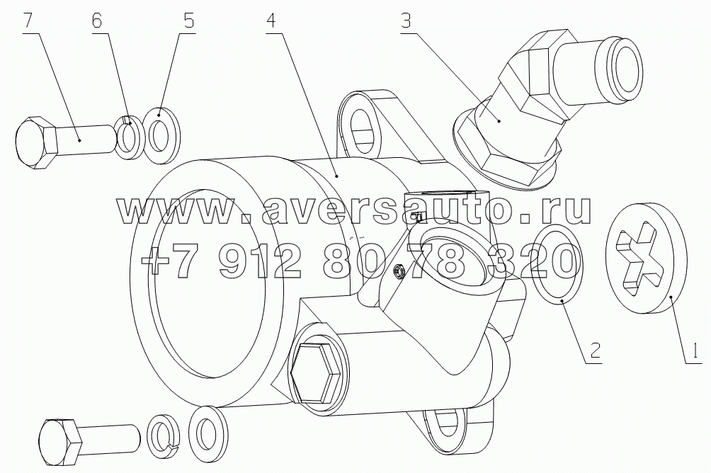 G4607-3407000 Steering pump assembly