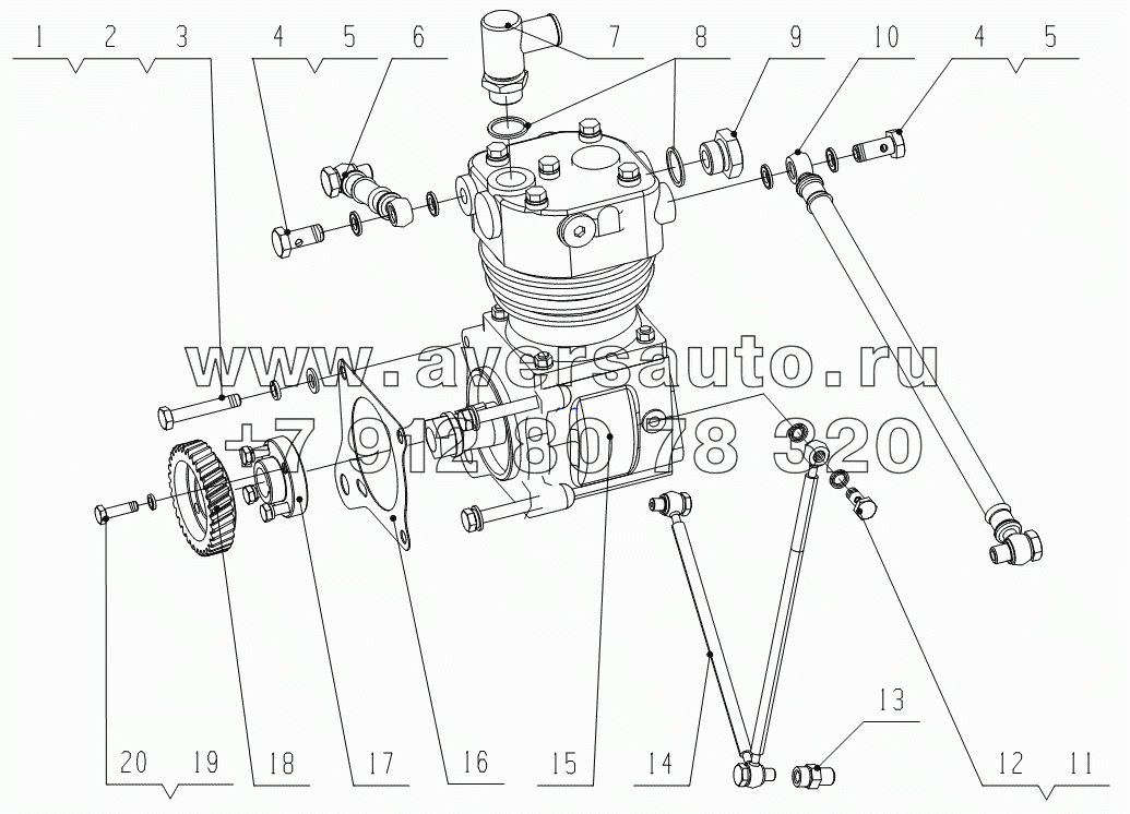 G60SA-3509000 Pneumatic air compressor