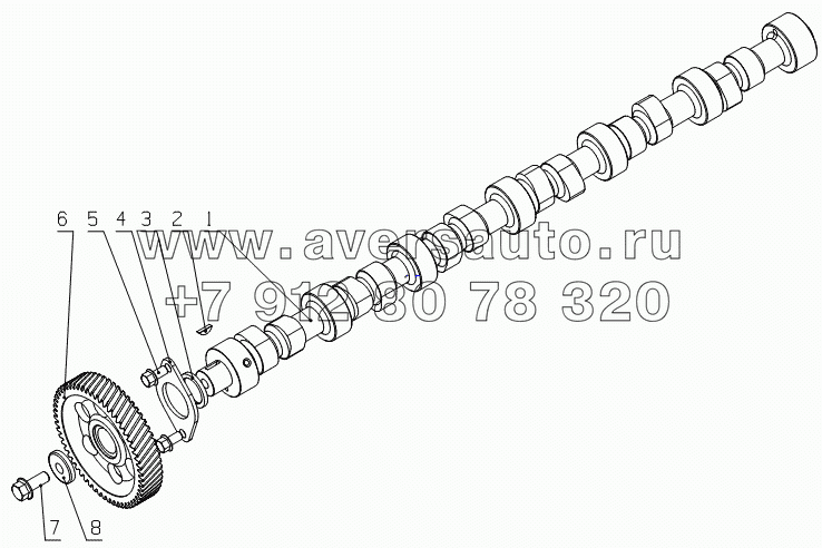 G6000-1006000 Camshaft assembly