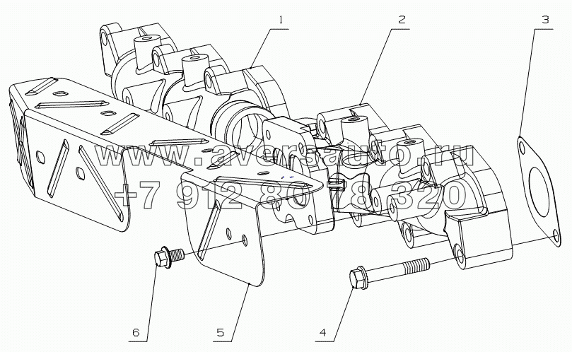 G6000-1008020 Exhaust assembly