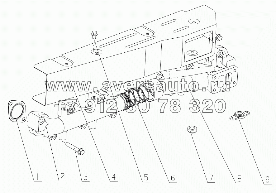  G3YYA-1008200/03 Exhaust Pipe Parts and G3YYA-1008400/01 Exhaust Pipe Shield Parts