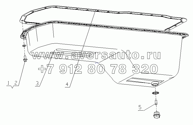  G3R00-1009000/04 Oil Sump Assembly