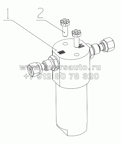  G4R0A-1107000/01 Low Pressure Gas Filter Assembly