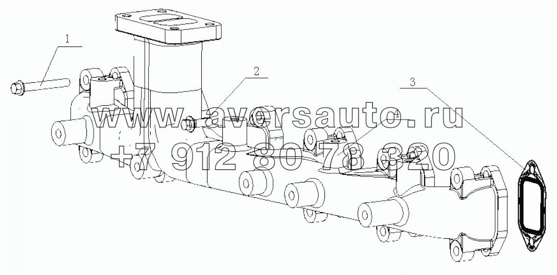  J80GM-1008200/01 Exhaust Pipe Parts