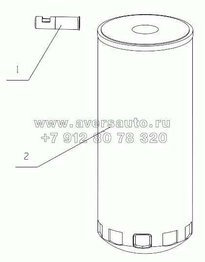  J8001-1012000/03 Oil Filter Assembly