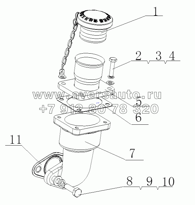  311-1014000/05 Breather Part