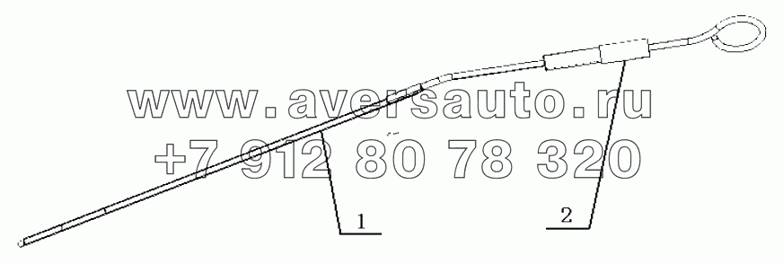  630-1028000/01 Oil Dipstick Assembly