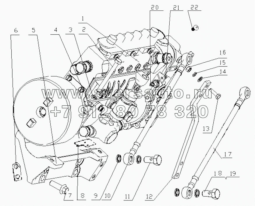  J8004-1111000/01 Injection Pump Assembly