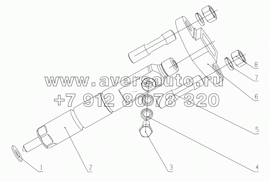  J3400-1112000/04 Injector Assembly
