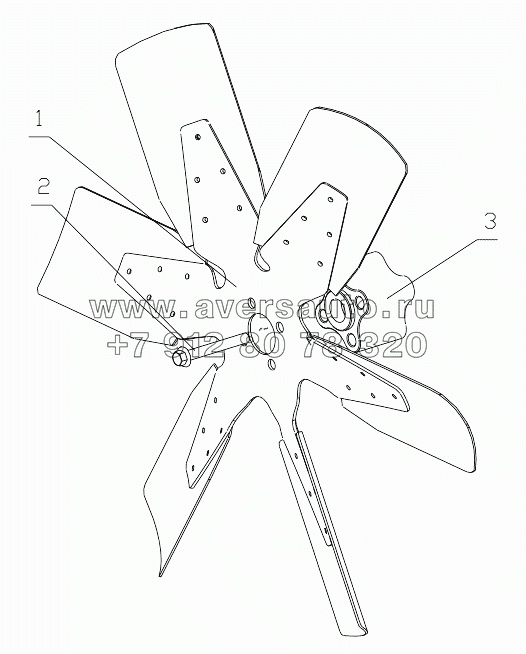  396-1308000/02 Fan Assembly