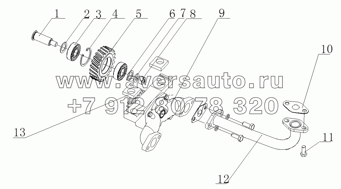  B3000-1011000/05 Oil Pump Assembly