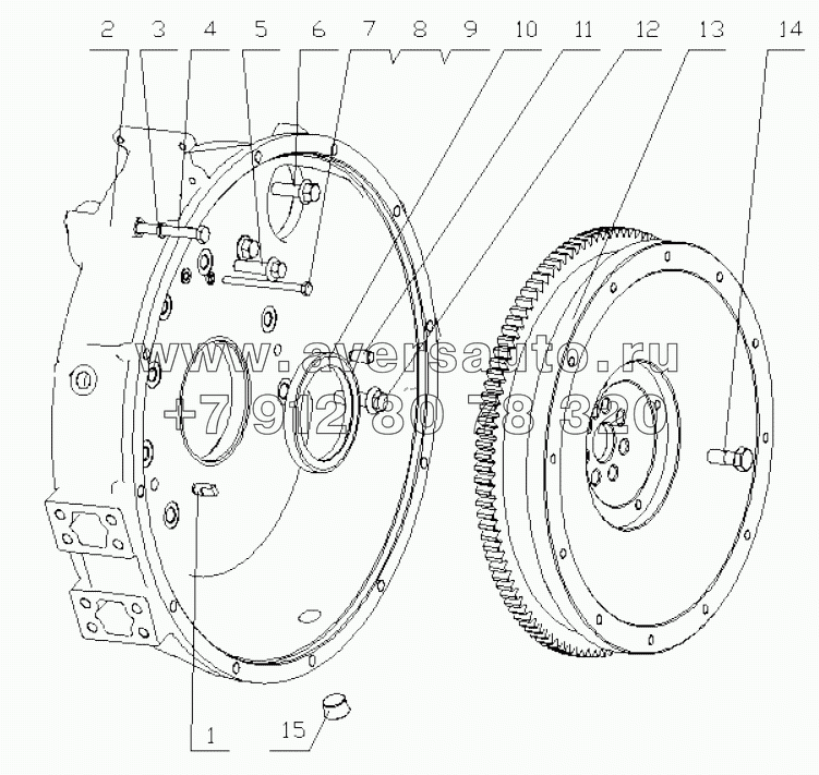  J80G7-1600000/01 Power Output Assembly