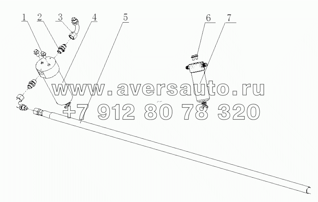  LM100-1107000/04 Gas  filter  assembly