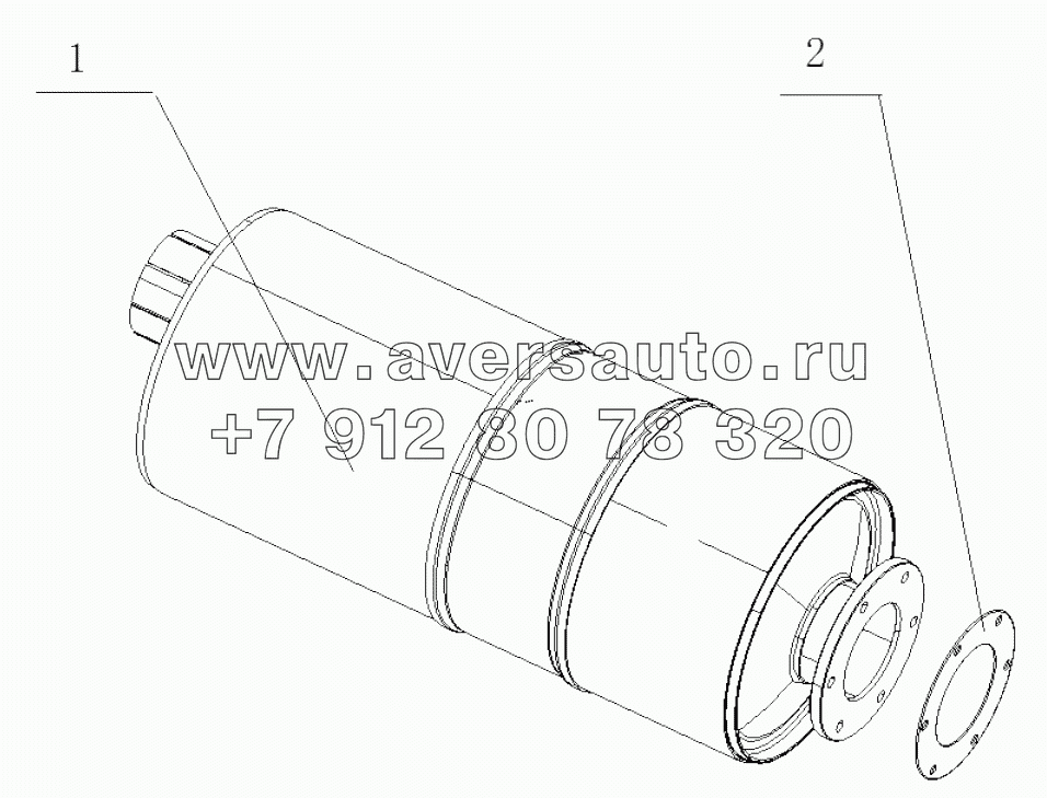  J4WJ1-1205000/03 Catalytic  Converter  Assembly