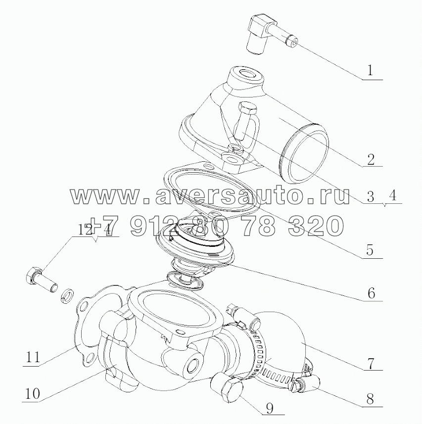  J3C01-1306000/01 Thermostat  Assembly