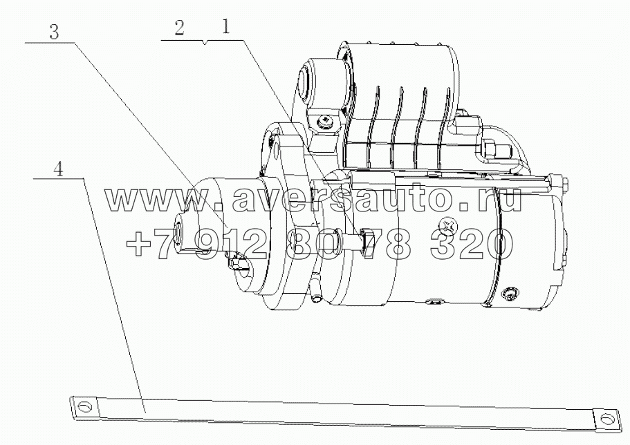  J55G1-3708000-R Starter  Assembly