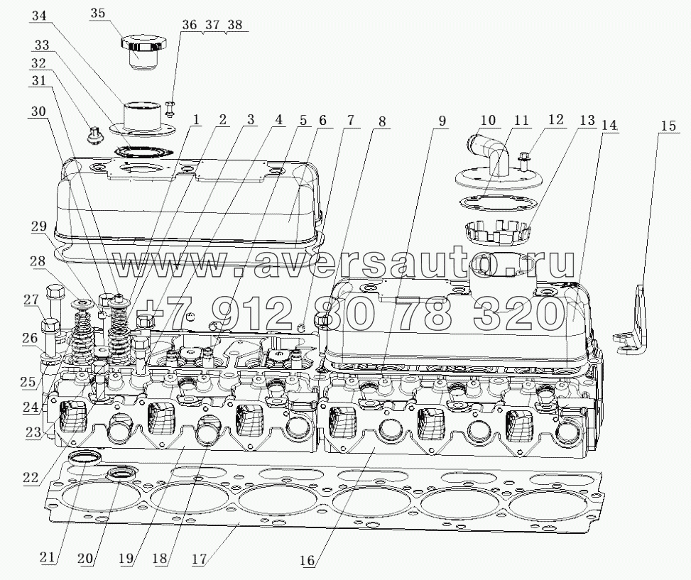  J3HJ1-1003000/03 Cylinder Headand Cylinder Head Cover Assembly