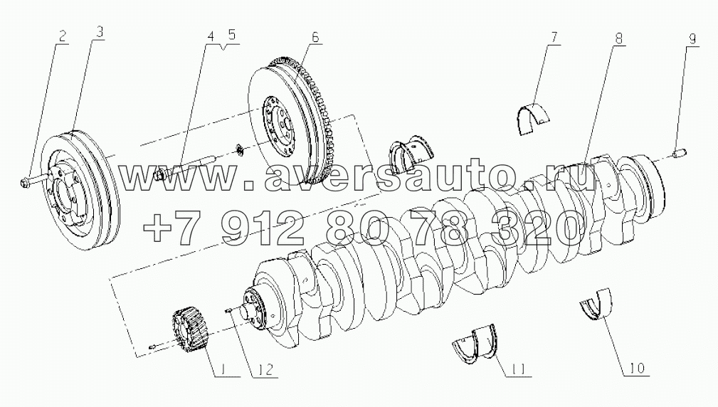  J3C01-1005000/01 Crankshaft Vibration Damper Assembly