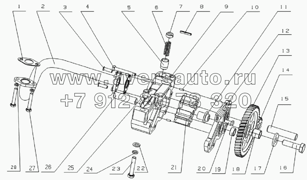 L30YA-1011000 Oil pump assembly