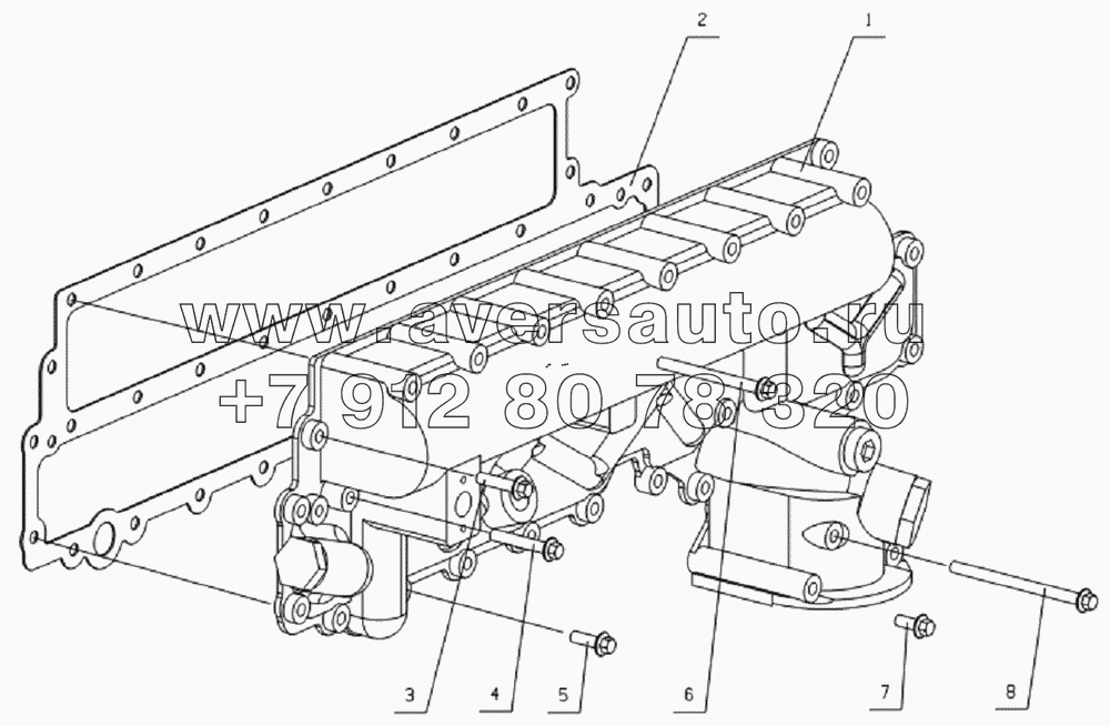 L3000-1013000C Oil cooler assembly