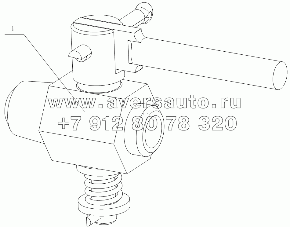 231-1305000 Drain water cock assembly