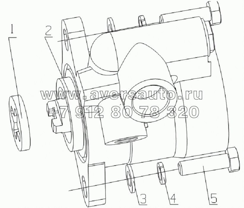 A3007-3407000 Steering pump assembly