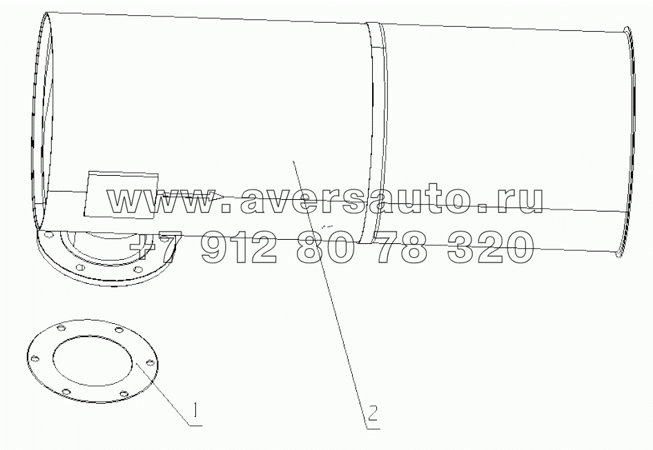  MY6MA-1205000/01 Catalytic Converter Assembly