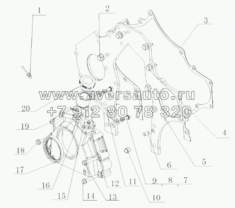  MY6MA-1002200/02 Gear Housing Parts