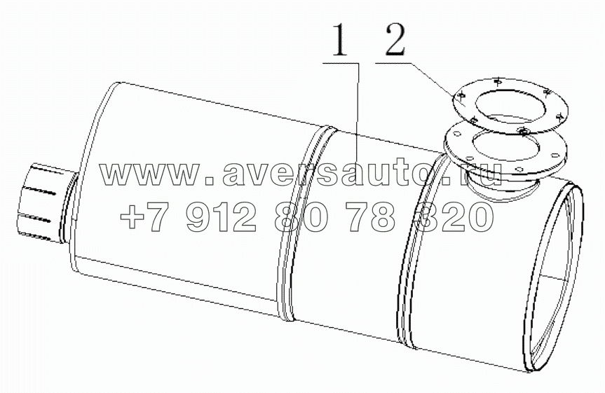  CT-GC09RSBN5-0029 Exhaust aftertreatment assembly
