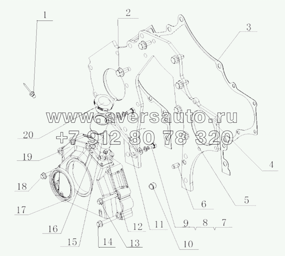  MN70A-1002200/01 Gear Housing Parts