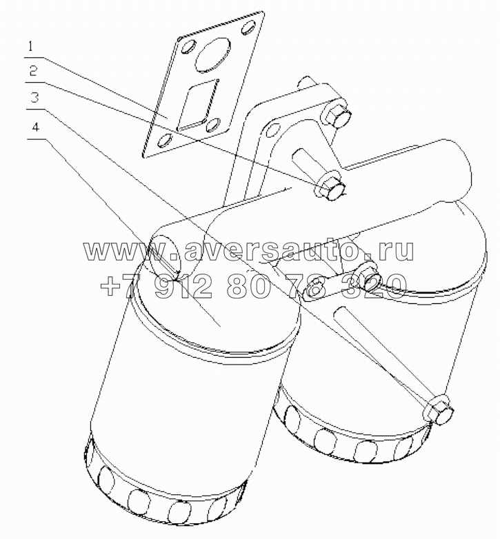  KJ100-1012000/04 Oil Filter Assembly