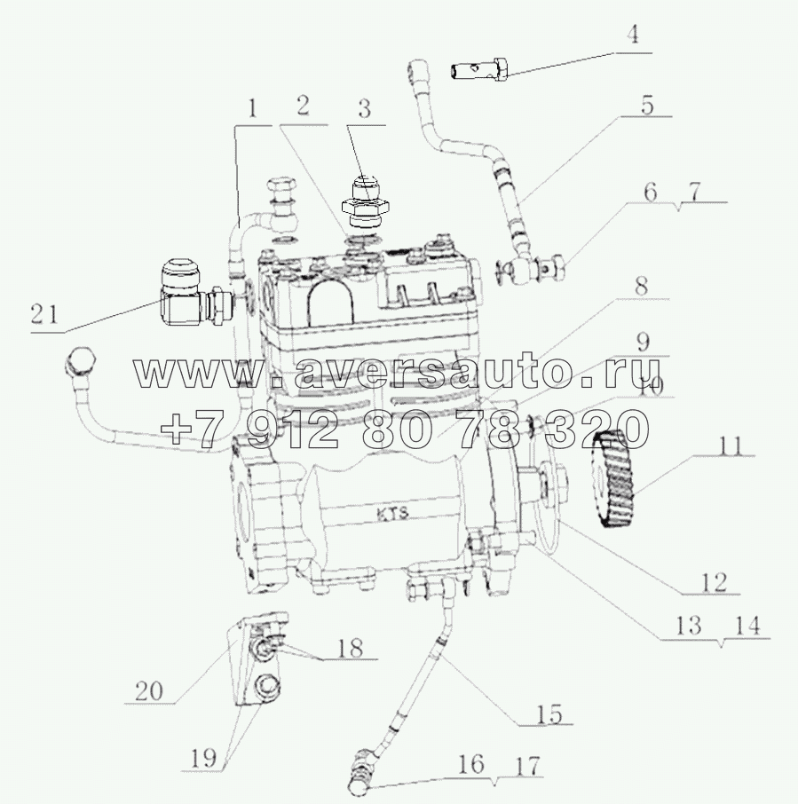  M600A-3509000/02 Pneumatic Air Compressor