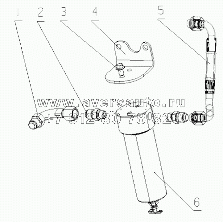  MYB00-1107000/05 Gas Filter Assembly