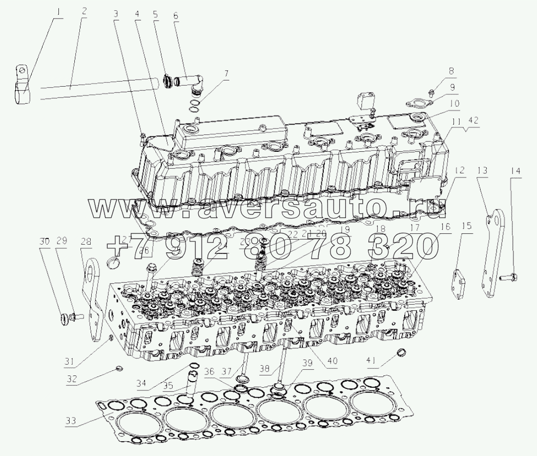  MY50A-1003000/03 Cylinder Head Assembly