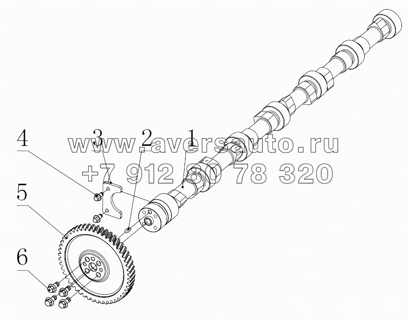  M5000-1006000/04 Camshaft Assembly