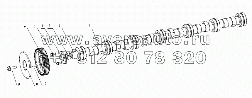 J5600-1006000 Распредвал