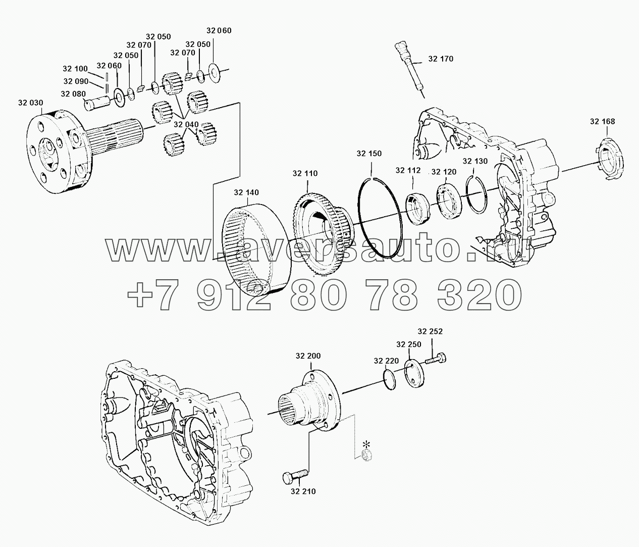  PLANETARY DRIVE, OUTPUT FLANGE