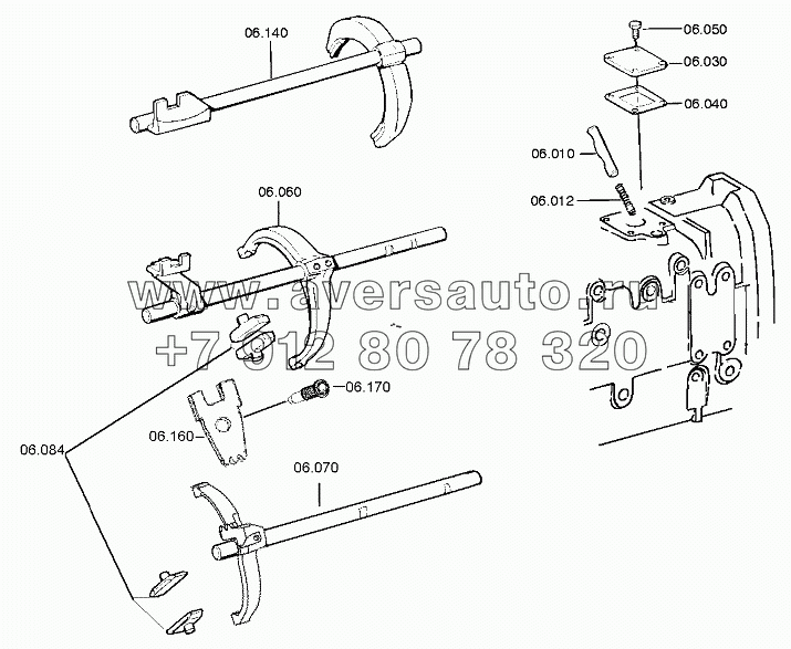 GEAR SHIFT SYSTEM 0091106095