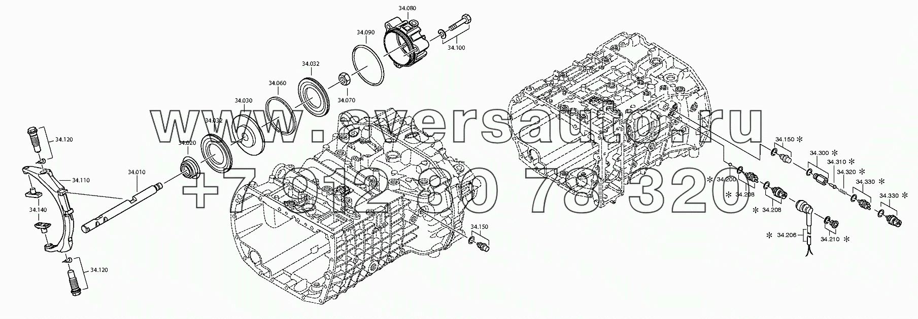 GP SHIFT SYSTEM 1324.134.004