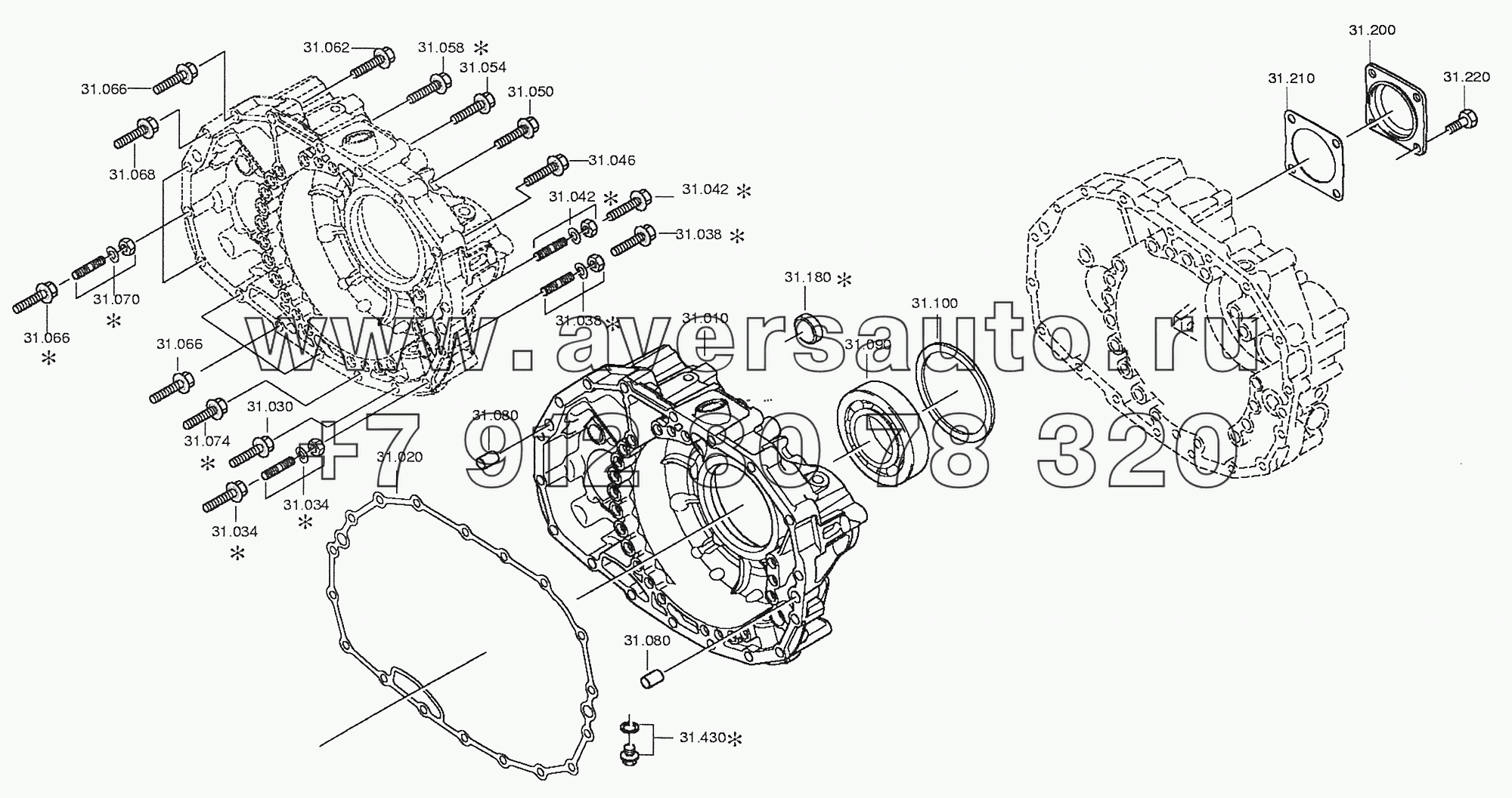 Корпус демультипликатора