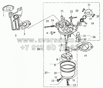 Карбюратор в сборе