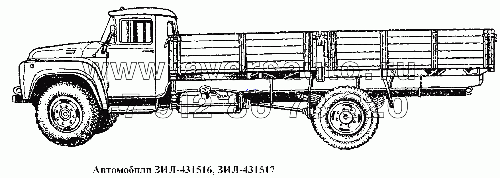 Автомобили ЗИЛ-431516, ЗИЛ-431517